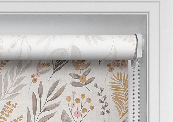 Folk Floral, Elysium Gold - Twist&Fit Roller Blind - Image 11